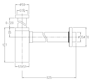 Сифон для умывальника Allen Brau Infinity 5.21027-00