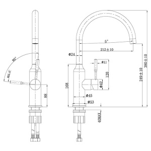 Смеситель для кухонной мойки Lemark Expert LM5079S