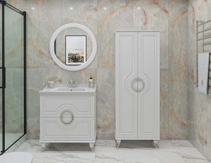 Тумба под умывальник Caprigo Valletta 80 35317-SF027 / 90 35318-SF027 / 100 35319-SF027, 100, белый матовый