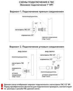 Полотенцесушитель El-Term Лион П5 боковое подключение