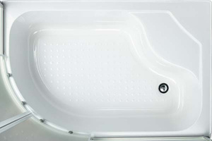 Душевая кабина Saniteco SN-12080WR / SN-12080WL, 120х80 R, матовый