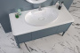 Умывальник Belux Толедо 650 белый матовый Solid Surface