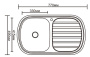 Кухонная мойка Ledeme L67749