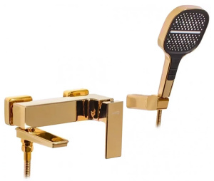 Смеситель для ванны Hansberge H4070GO / H4070MG, золото глянцевое