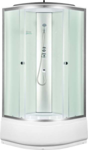 Душевая кабина Saniteco SN-80W / SN-90W / SN-100W, 100х100, матовый