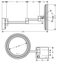 Косметическое зеркало Hansgrohe AddStoris 41790000