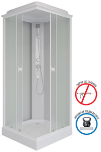 Душевая кабина Niagara Promo P90/13Q/MT, 90х90, матовый