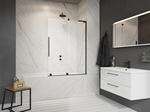 Душевая шторка на ванну Radaway Furo SL Black PND II Door