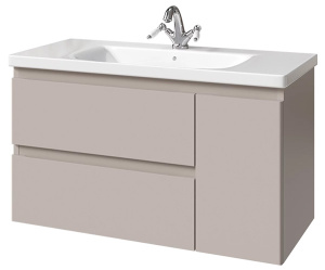 Тумба под умывальник Caprigo Forte 100 36115-SF022 / 120 36117-SF022 L / R, 100, коричневый матовый