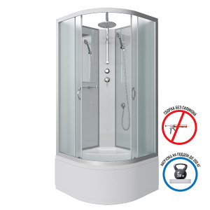 Душевая кабина Niagara Classic NG-2307-14BKT / NG-2308-14BKT / NG-2309-14BKT, 100х100, матовый