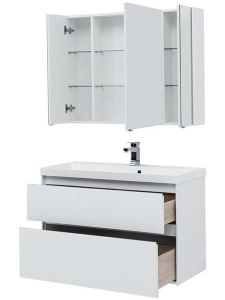 Комплект мебели Aquanet Гласс 100 Classica