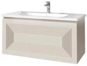 Тумба под умывальник Caprigo Modo Quarta 60 35711-SF023 / 80 35713-SF023 / 100 35715-SF023, 100, бежевый матовый