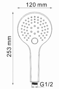 Душевая лейка Wasserkraft A061