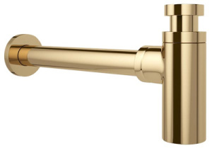 Сифон для умывальника Wellsee Drainage System 182106000 / 182107000, золото