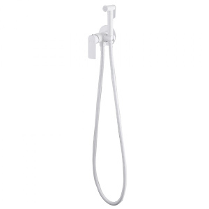 Смеситель встраиваемый Abber Weiss Insel AF8025W с гигиеническим душем