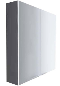 Шкаф-зеркало 1Marka Gaula Black 60 / 80, 60х80, матовый графит