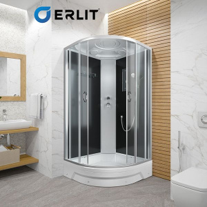 Душевая кабина Erlit ER3509P-C2-RUS, 90х90, тонированный