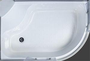 Душевая кабина Saniteco BST-12080WL / BST-12080WR, 120х80, прозрачный