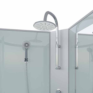 Душевая кабина Niagara Classic NG-2507-14BKTG / NG-2508-14BKTG / NG-2509-14BKTG, 100х100, тонированный