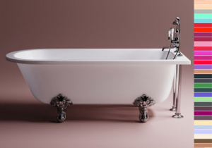 Ванна из искусственного камня Astra-form Ретро цветная, 170х75