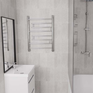Полотенцесушитель Luxon W Ultra нижнее подключение, 50х80 4 перекладины 1 дюйм
