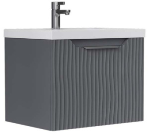 Тумба под умывальник Equil Mirage 60.1Y / 80.1Y / 100.1Y, 60, графит софт