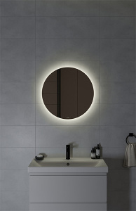 Зеркало Cersanit Eclipse Smart круглое, 60х60