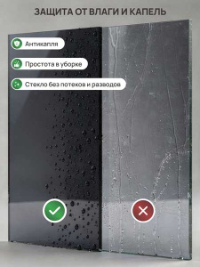Душевая шторка на ванну Benetto BEN_813_BL_T