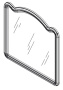 Зеркало Caprigo Imperio 120 11631-B001