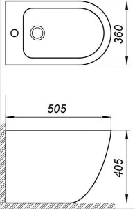 Напольное биде BelBagno Sfera-R