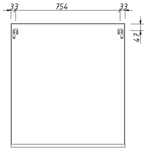 Зеркало Caprigo Toronto 82 14531-L810