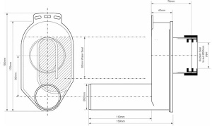 Сифон для писсуара McAlpine HC-UP50