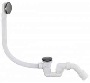 Сифон для ванны Grocenberg GB230 Click Clack графит, графит
