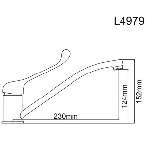 Смеситель для кухонной мойки Ledeme L4279 HU01
