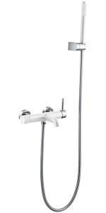 Смеситель для ванны Boheme Uno 463-WCR White Chrome