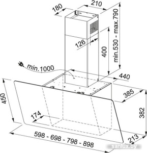 Кухонная вытяжка Franke Evo Plus FPJ 705 V WH/SS 330.0528.061 фото 1