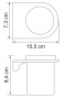 Стакан Wasserkraft Kammel K-8328WHITE