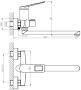 Смеситель для ванны Haiba HB22595