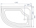 Душевая кабина Coliseum Simple T120 черная