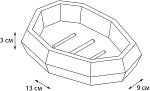 Мыльница Fixsen Flat FX-290-4