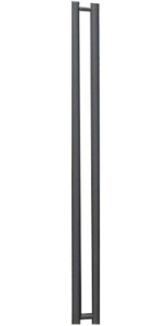 Полотенцесушитель Stinox Design Minori нижнее подключение черный матовый, 10х120 2 секции 1, 2 дюйма