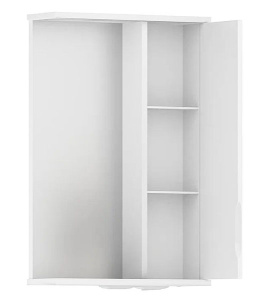Шкаф-зеркало Volna Adel 50 / 60 / 70 / 80, 50, белый