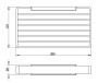 Мыльница Whitecross Cubo CU2424BL