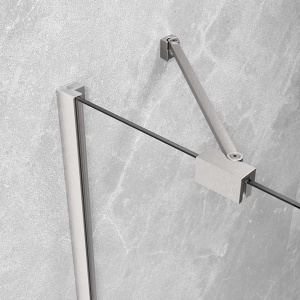 Душевая шторка на ванну Radaway Essenza Brushed Nickel PND II прозрачный