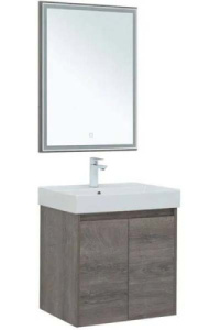 Комплект мебели Aquanet Nova Lite 60 / 75 2 двери дуб рошелье, 60, дуб рошелье