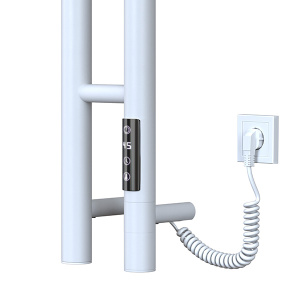 Полотенцесушитель Gloss&Reiter Э2 DUOFIT.E2.L.25х140.H4.40.TIMER.WHITE электрический (таймер)