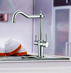 Смеситель для кухонной мойки Gappo G4398-14 под фильтр