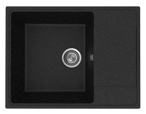 Кухонная мойка Practik PR-M 650, 65х50, черный оникс