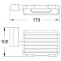 Мыльница Rose RG1704T
