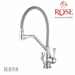 Смеситель для кухонной мойки Rose R858 под фильтр